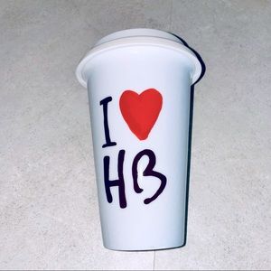 Henri Bendel cup or mug with lid